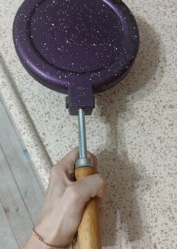 Beden mor Renk Waffle tavası.