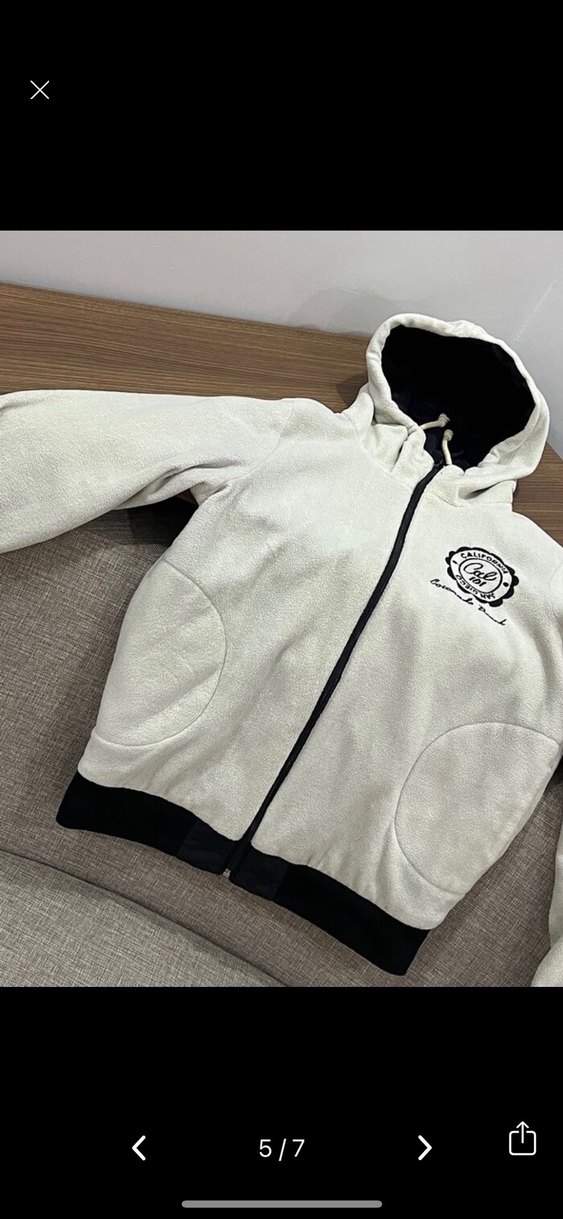 Kapüşonlu Fermuarlı Erkek Çocuk Gri Ceket - Görsel 3