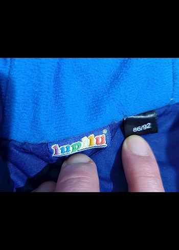 Erkek Çocuk Mavi Kapüşonlu Fermuarlı mont - Görsel 10