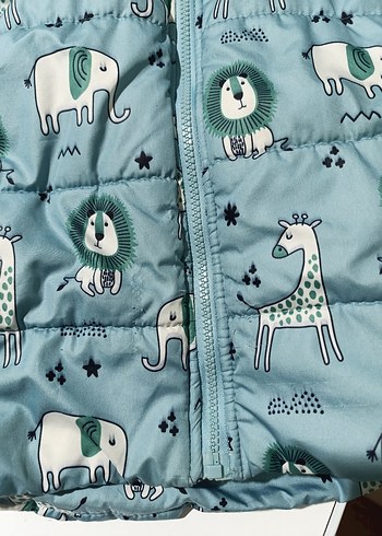 Mavi Desenli Erkek Bebek Montu - Görsel 10