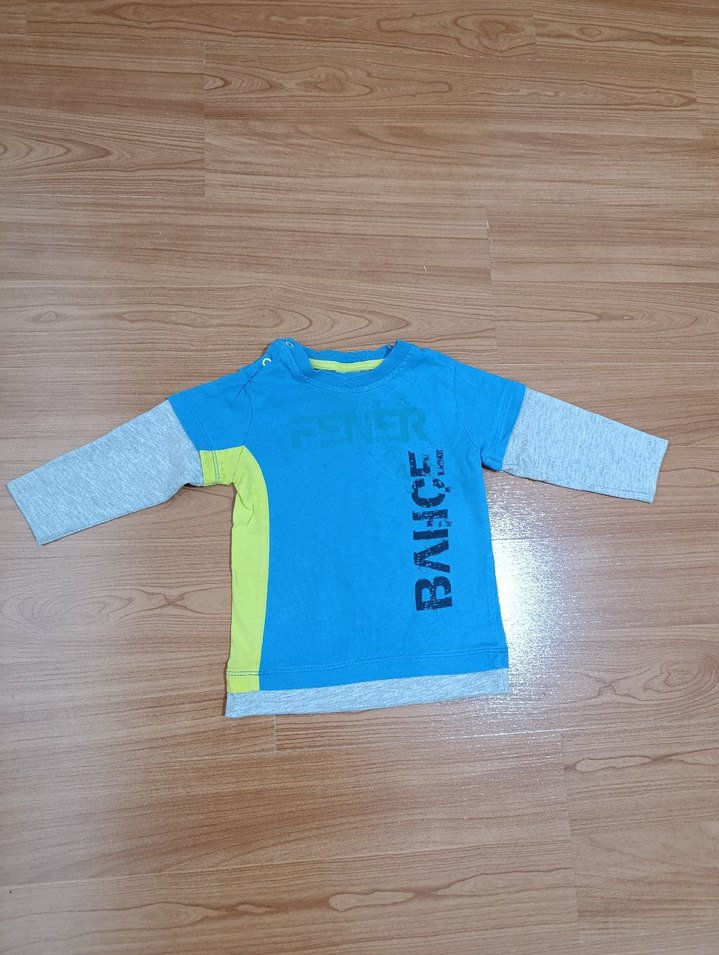 Erkek Çocuk Kapüşonlu Mavi Mont - Görsel 4