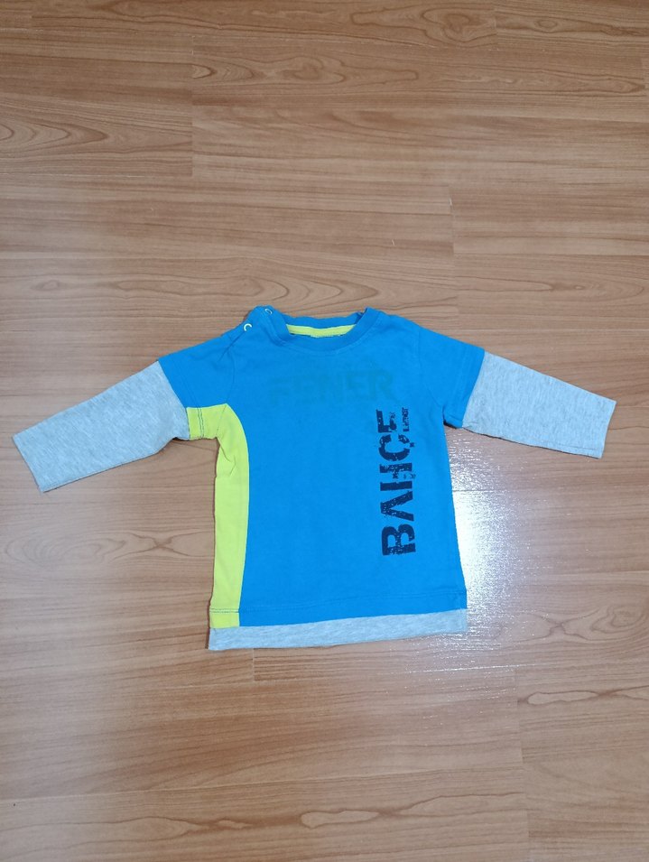 Erkek Çocuk Kapüşonlu Mavi Mont - Görsel 5