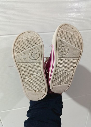 Kız Çocuk Pembe Yıldızlı Spor Ayakkabı - Görsel 8