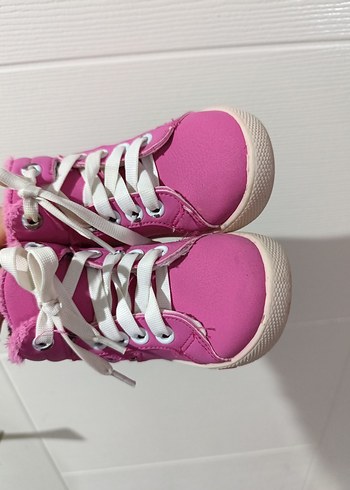 Kız Çocuk Pembe Yıldızlı Spor Ayakkabı - Görsel 2