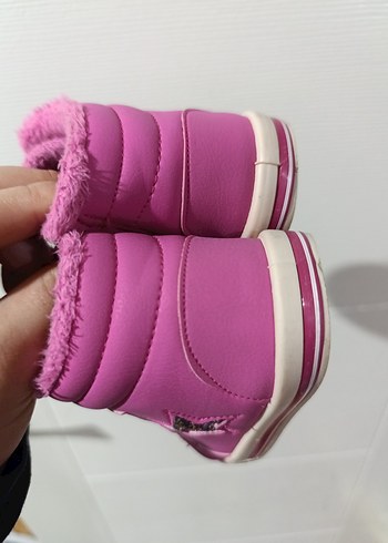 Kız Çocuk Pembe Yıldızlı Spor Ayakkabı - Görsel 4