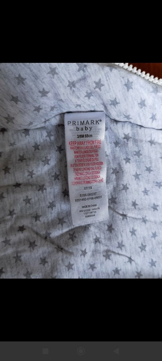 Gri Peluş Bebek Tulumu, Kapüşonlu, Baskılı - Görsel 4