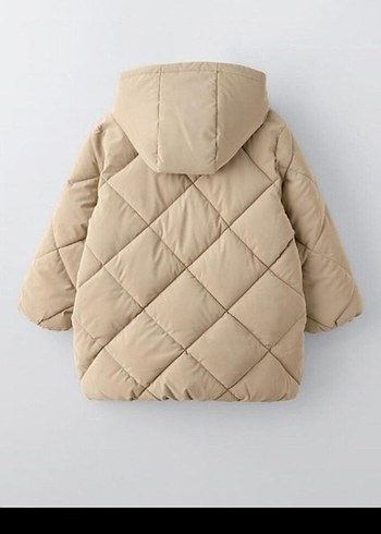 Zara kapitoneli şişme kız çocuk mont - Görsel 2