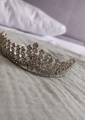 Parlak Taşlı gelin tacı - Görsel 3
