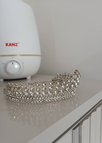 Parlak Taşlı gelin tacı - Görsel 2