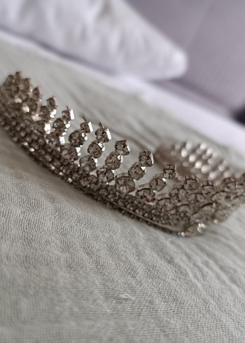 Parlak Taşlı gelin tacı - Görsel 5
