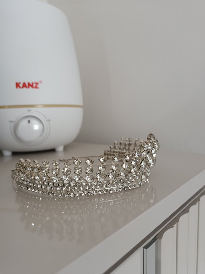 Parlak Taşlı gelin tacı - Görsel 2