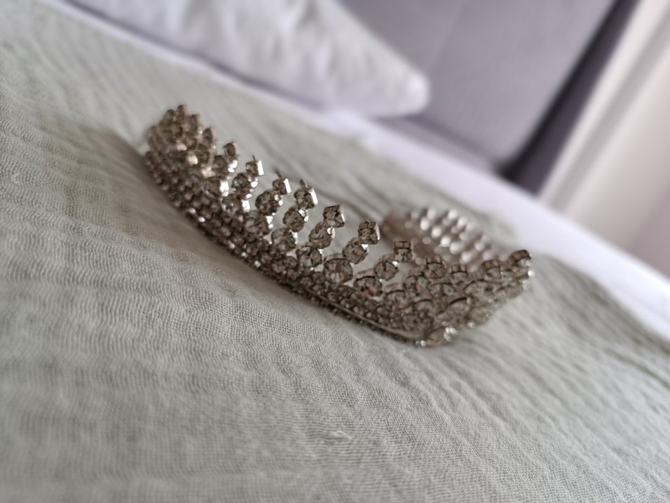 Parlak Taşlı gelin tacı - Görsel 5