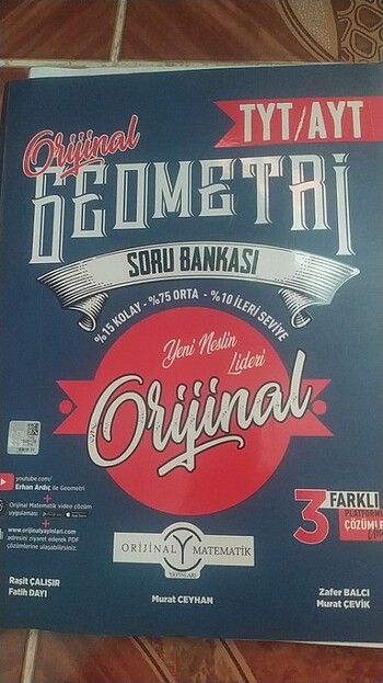 Orijinal yayınları geometri soru Bankası 