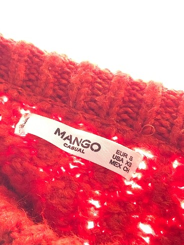 s Beden turuncu Renk Mango Kazak / Triko %70 İndirimli.