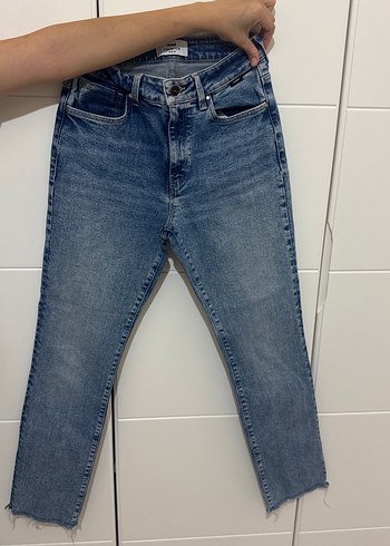 Kadın Mavi Denim Regular Fit Jean