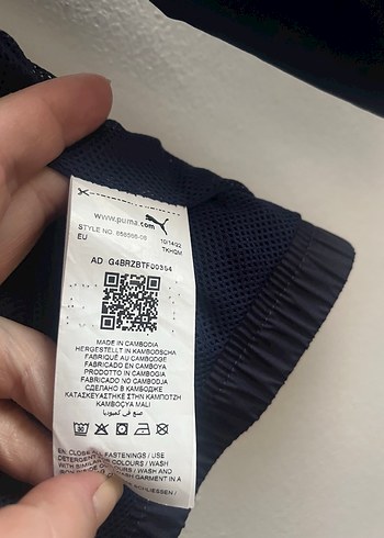 Puma Fenerbahçe Kapüşonlu Lacivert  Yağmurluk - Görsel 5