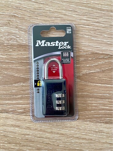 Master Lock şifreli kilit