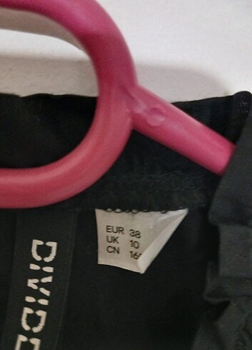38 Beden siyah Renk Crop 