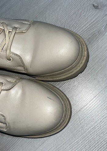 Bej Kadın Bağcıklı Normcore Bot - Görsel 3