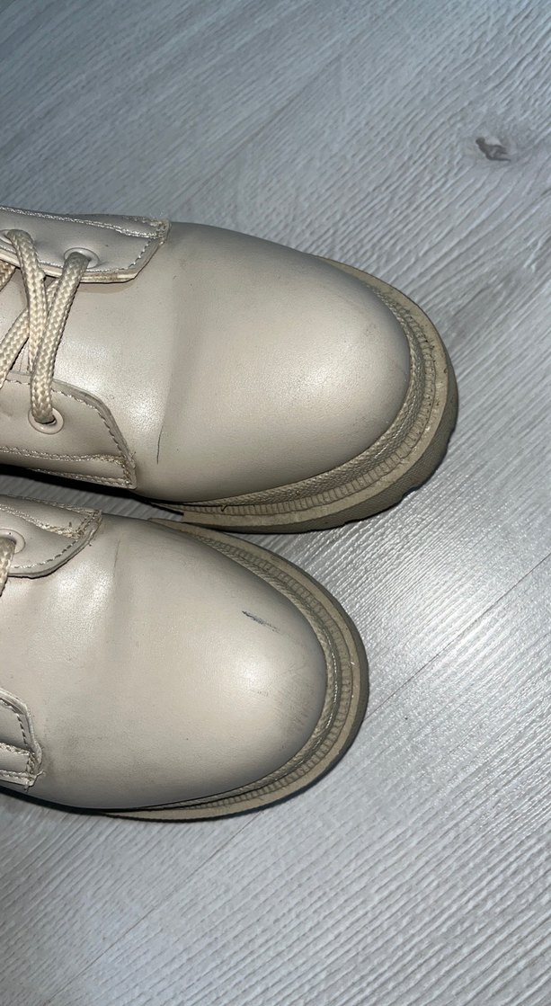 Bej Kadın Bağcıklı Normcore Bot - Görsel 3