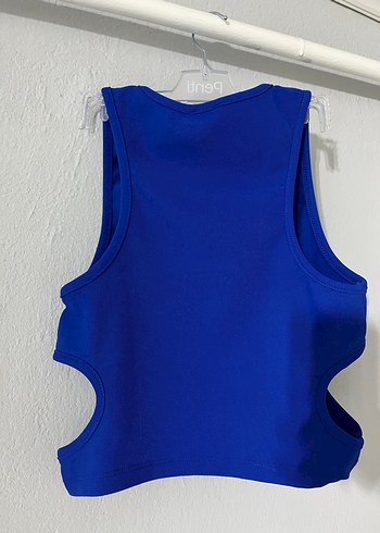 Kadın Lacivert Kısa Atlet Velcro Detaylı - Görsel 2