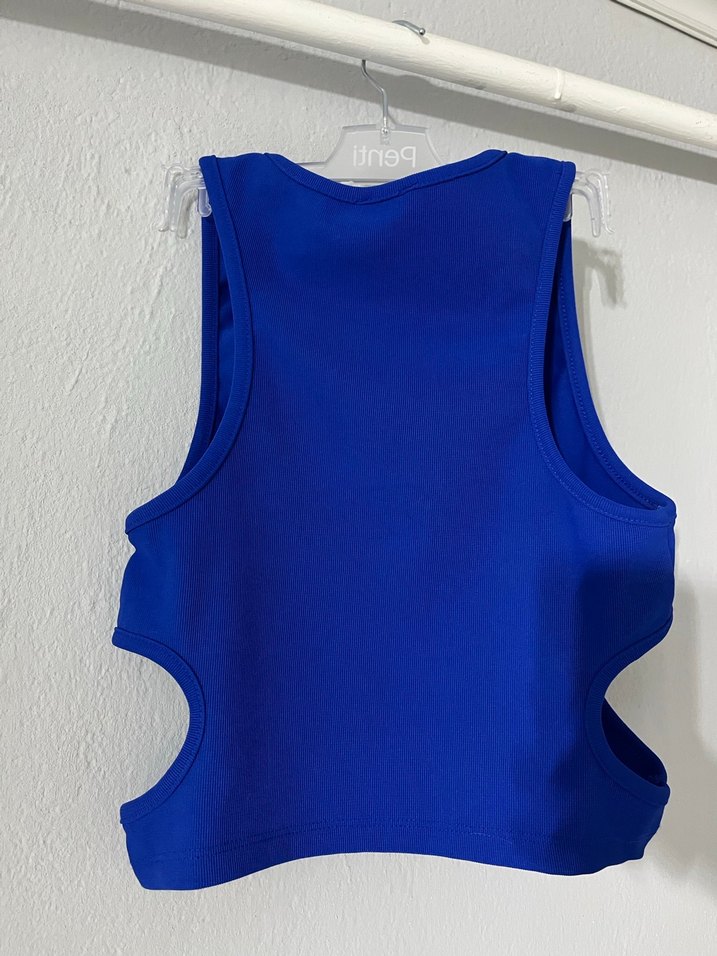 Kadın Lacivert Kısa Atlet Velcro Detaylı - Görsel 2