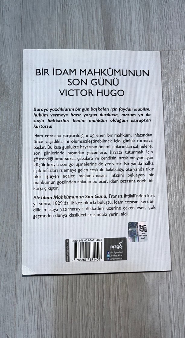 Bir İdam Mahkumunun Son Günü - Victor Hugo - Görsel 2