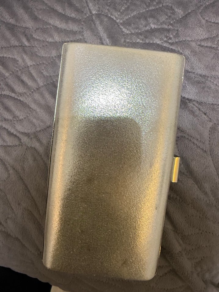 Boncuk İşlemeli Altın Kadın Portföy Çanta - Görsel 2