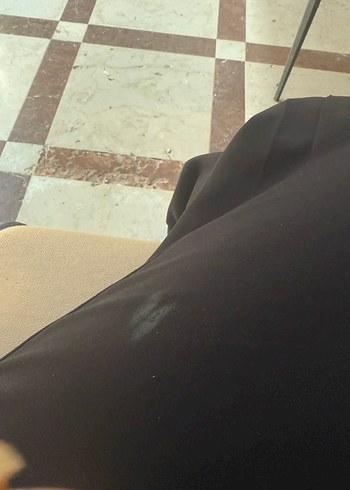 Siyah Kadın Kumaş Pantolon Regular Fit - Görsel 3