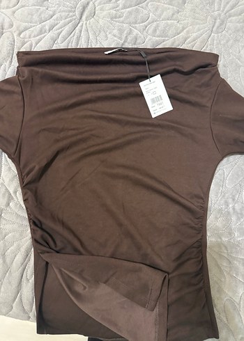 Kahverengi bluz - Görsel 4