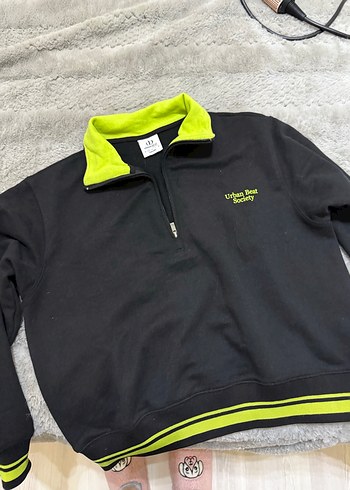 Urban beat 
Kadın Siyah Spor Takım Yüksek Yakalı Fermuarlı - Görsel 2