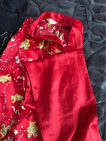 m Beden kırmızı Renk Pijama üstü