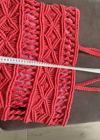 Nakışlı Kırmızı Yoga Kayışı - Görsel 3