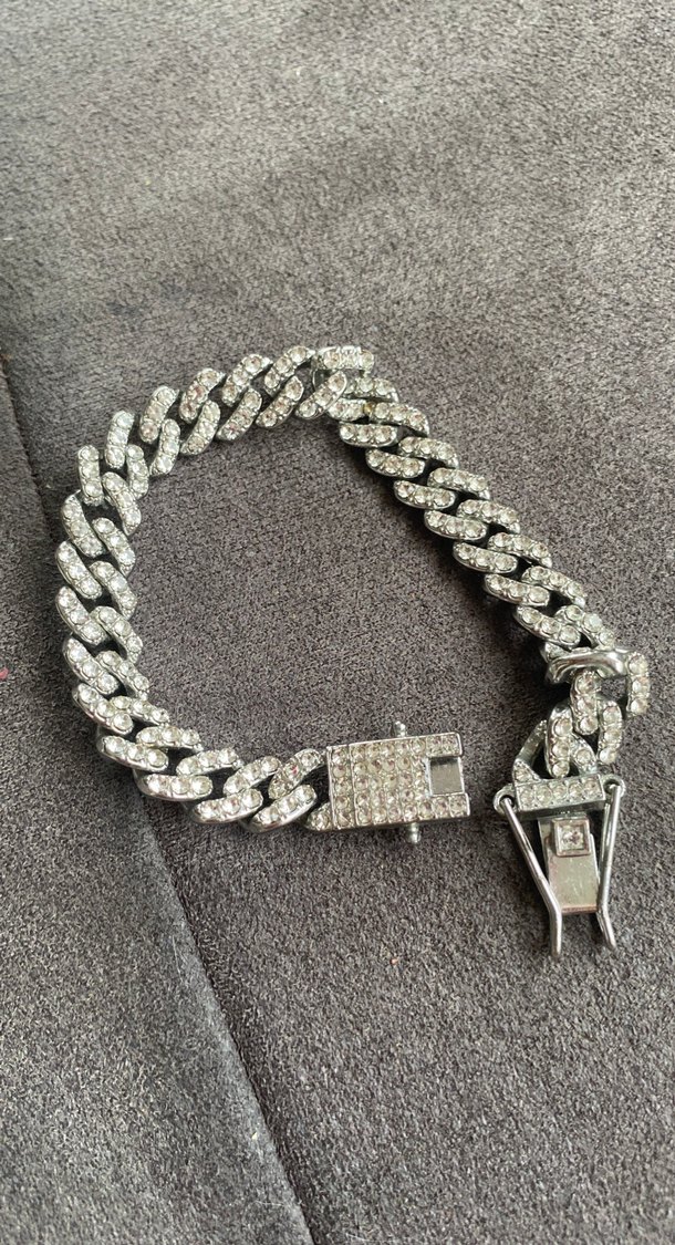 Gri Minimalist Erkek Zincir Seti - Görsel 3