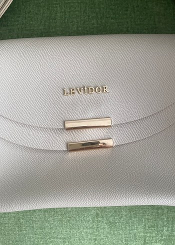 Levidor Beyaz Deri Kadın Çanta - Görsel 2