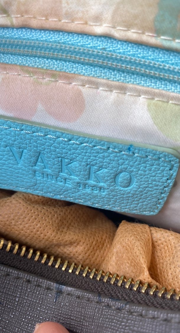 Vakko Mavi Deri Vintage Kadın Çanta - Görsel 3