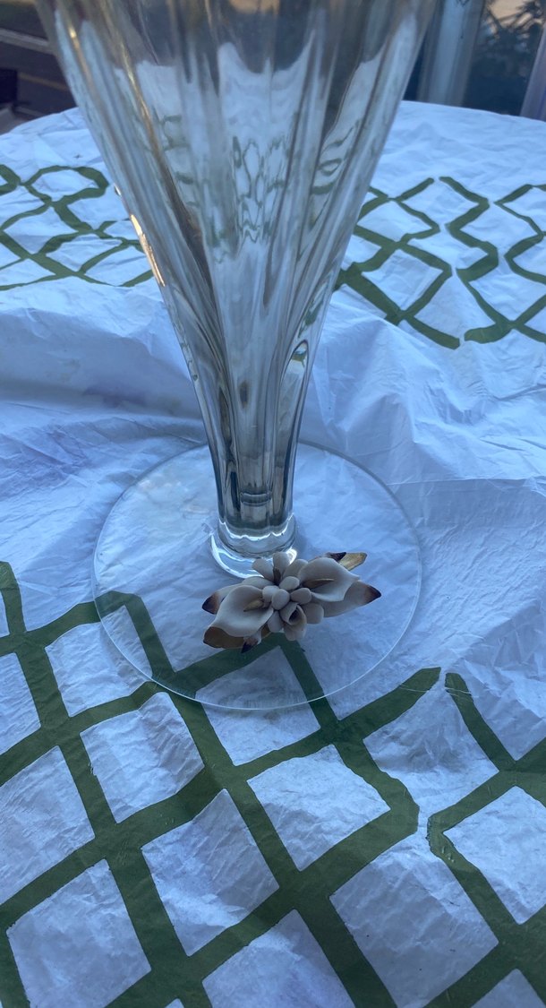 Beyaz Cam Mumluk capotimonte - Görsel 2