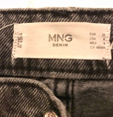 m Beden Mango mom jean