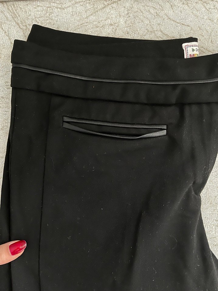 Kadın Siyah Kumaş Pantolon - Görsel 3