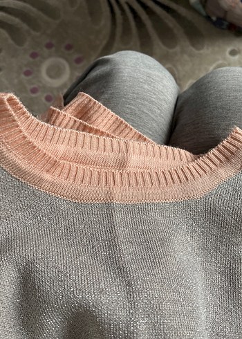 Uzun Kollu Bohem Kadın Triko Tunik - Görsel 2