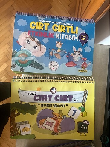 Cırt cırtlı etkinlik kitabı 2-4 yaş