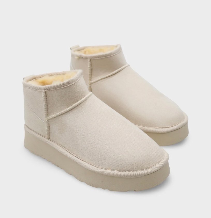 Capone Outfitters Bej Süet Ugg - Görsel 2