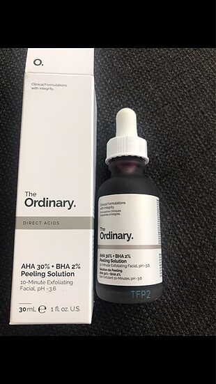 The ordinary kırmızı peeling