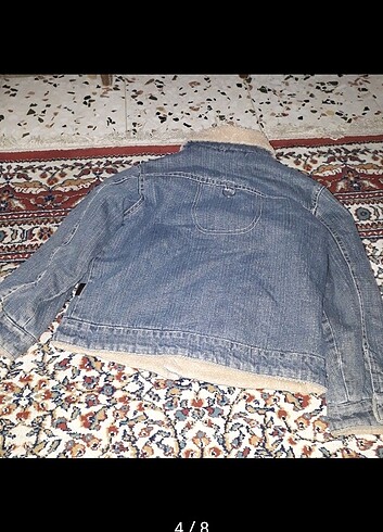 6 Yaş Beden mavi Renk Erkek çocuk kot ceket