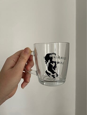 Atatürk cam kupa paşabahçe