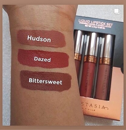  Beden çeşitli Renk ANASTASIA BEVERLY HILLS Liquid Lipstick Set