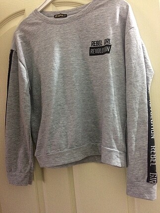 Gri sweatshirt