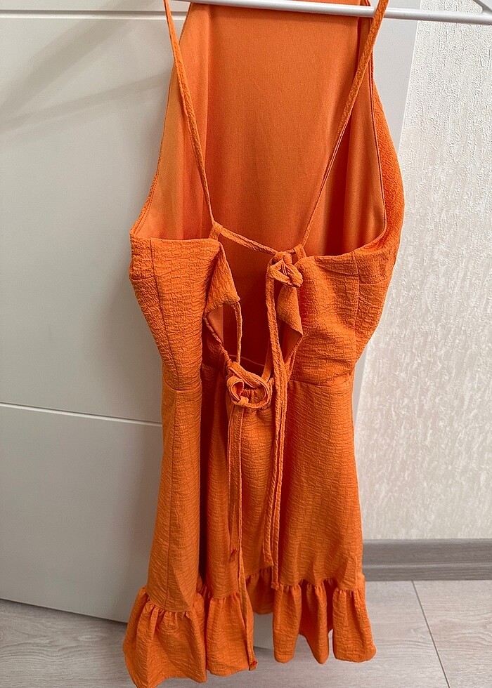 Koton Turuncu Elbise - Görsel 2