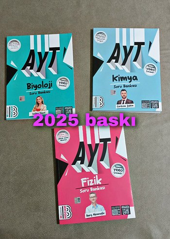 AYT Fizik, Kimya, Biyoloji Soru Bankası Seti