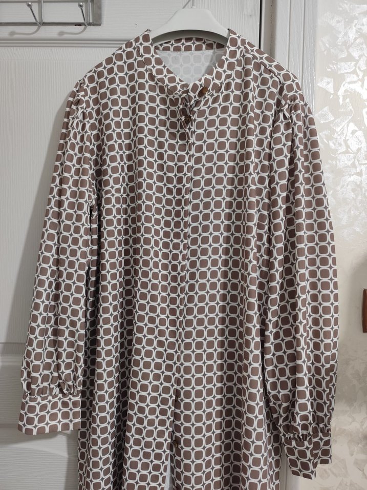 Uzun Kollu Bohem Puantiyeli Kadın Elbisesi - Görsel 2